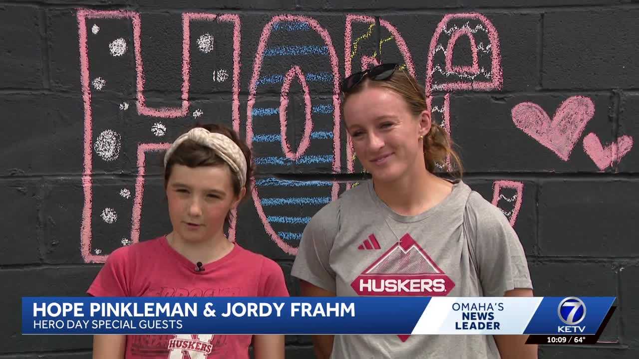'A hero in life': Nebraska softball standout surprises Hero Day child