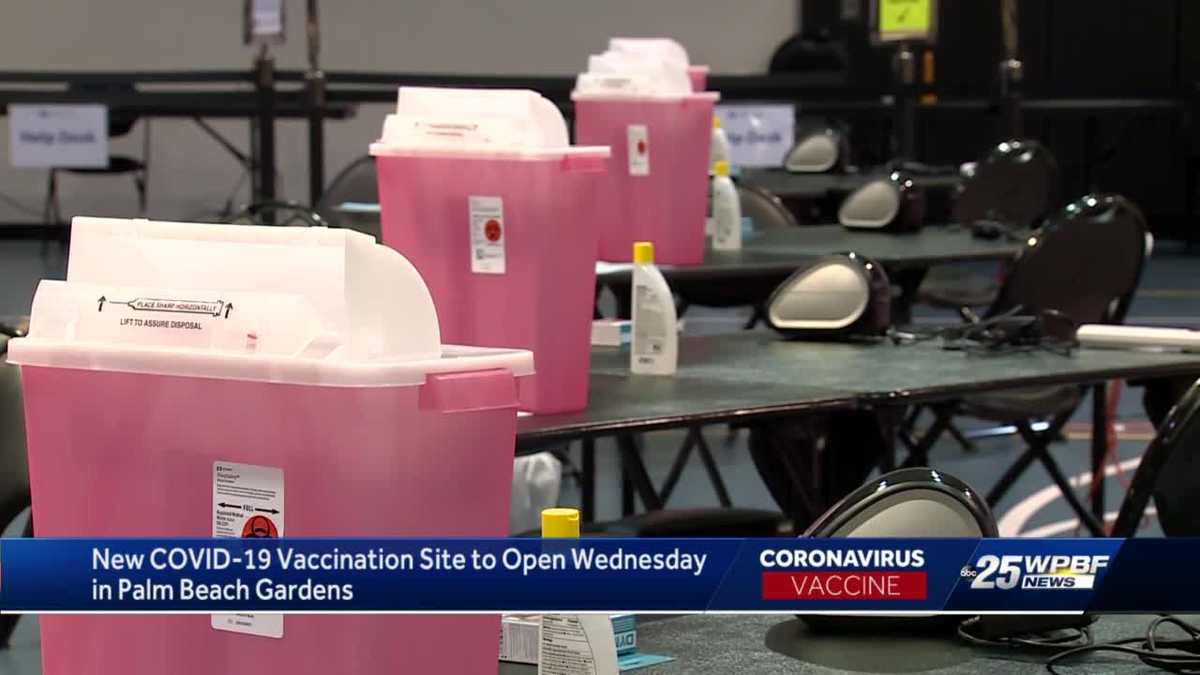 Tour inside the Burn Road Community Center vaccine site