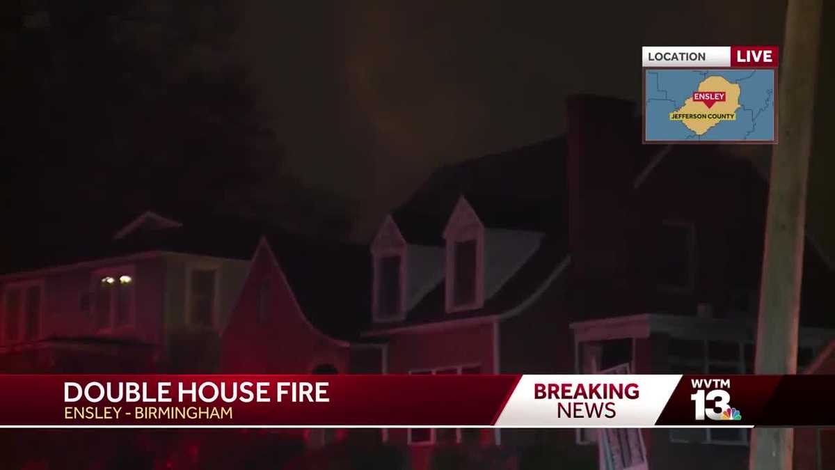 Birmingham Fire responded to 3 separate fire scenes in Ensley