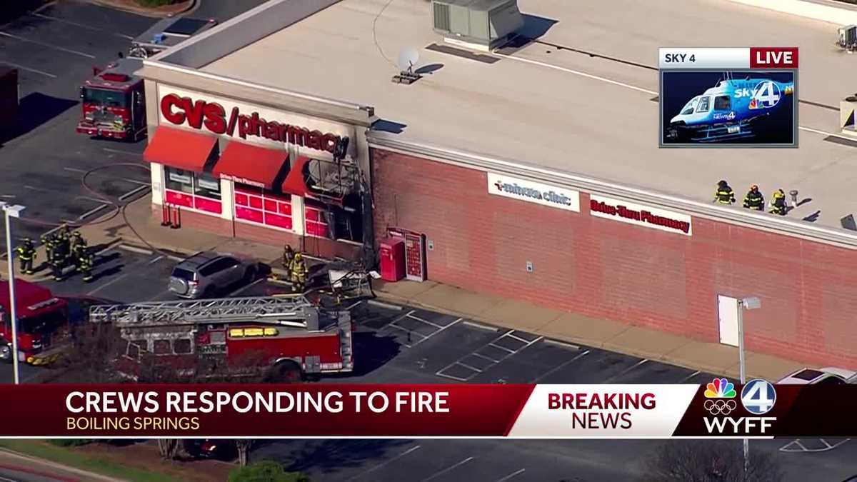 South Carolina: Fire breaks out at CVS store