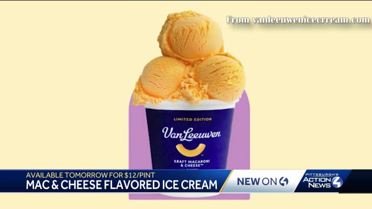 Macaroni & Cheese flavored ice cream debuts on National Macaroni