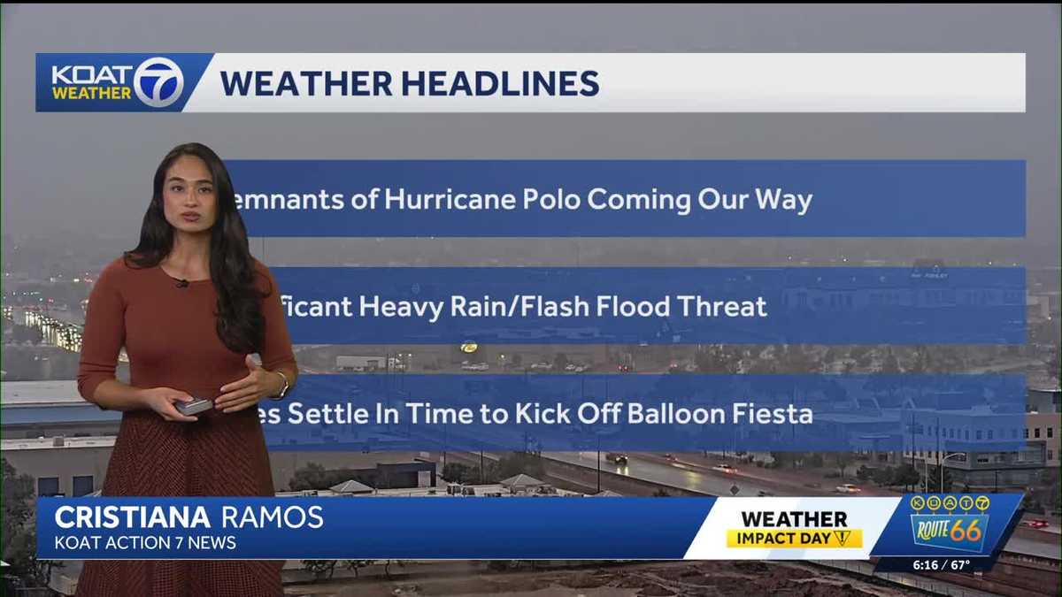 Heavy rain and flood threats across New Mexico the next few days - KOAT