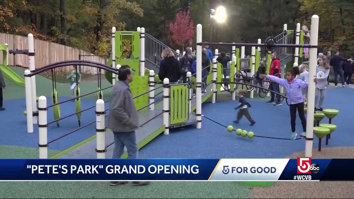 Grand opening of 'Pete's Park'