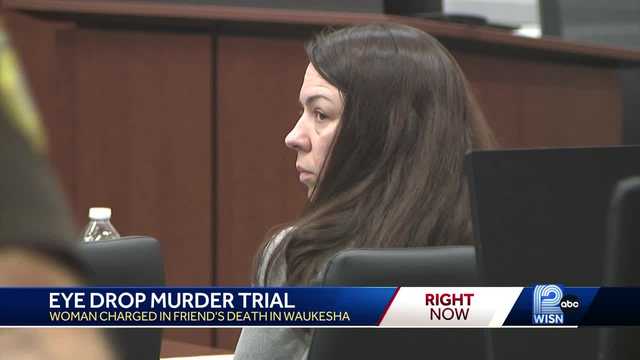 Jury seated for trial of woman accused of killing family friend with eye drops