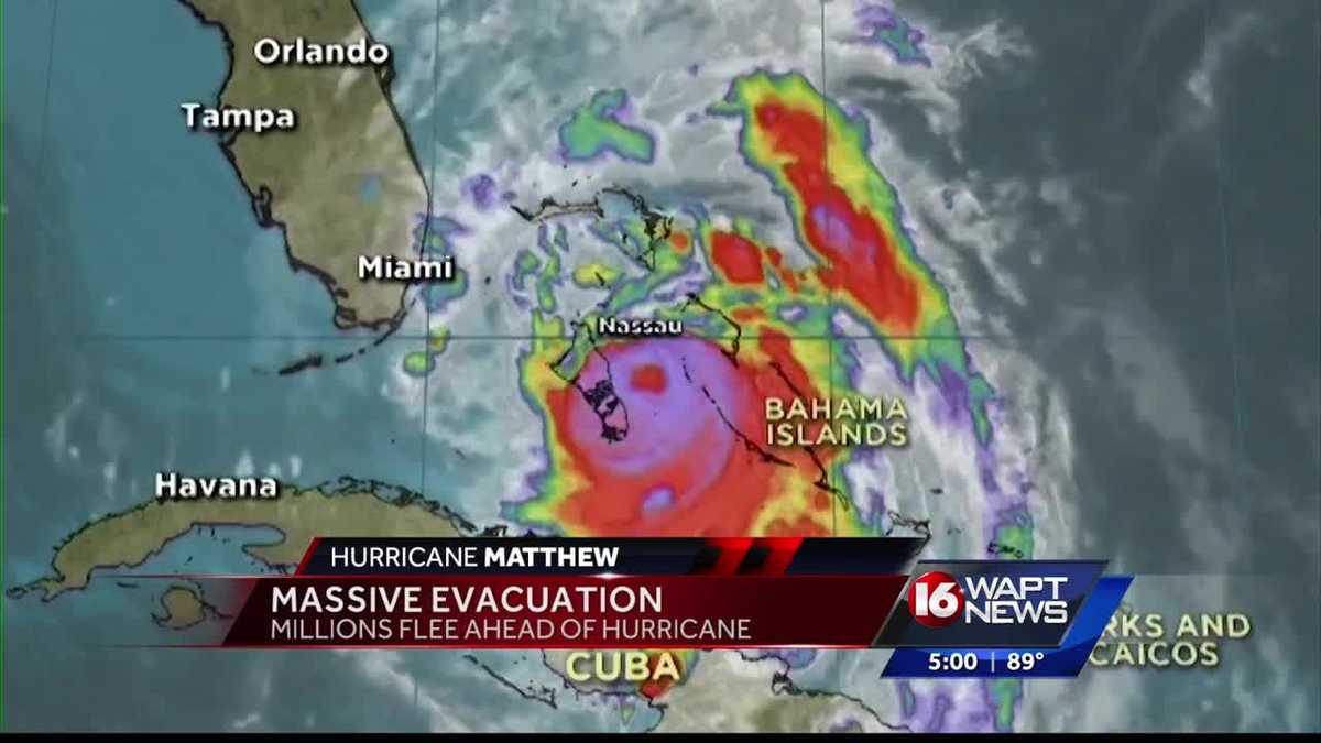 Hurricane Matthew prompts massive evacuations along coast