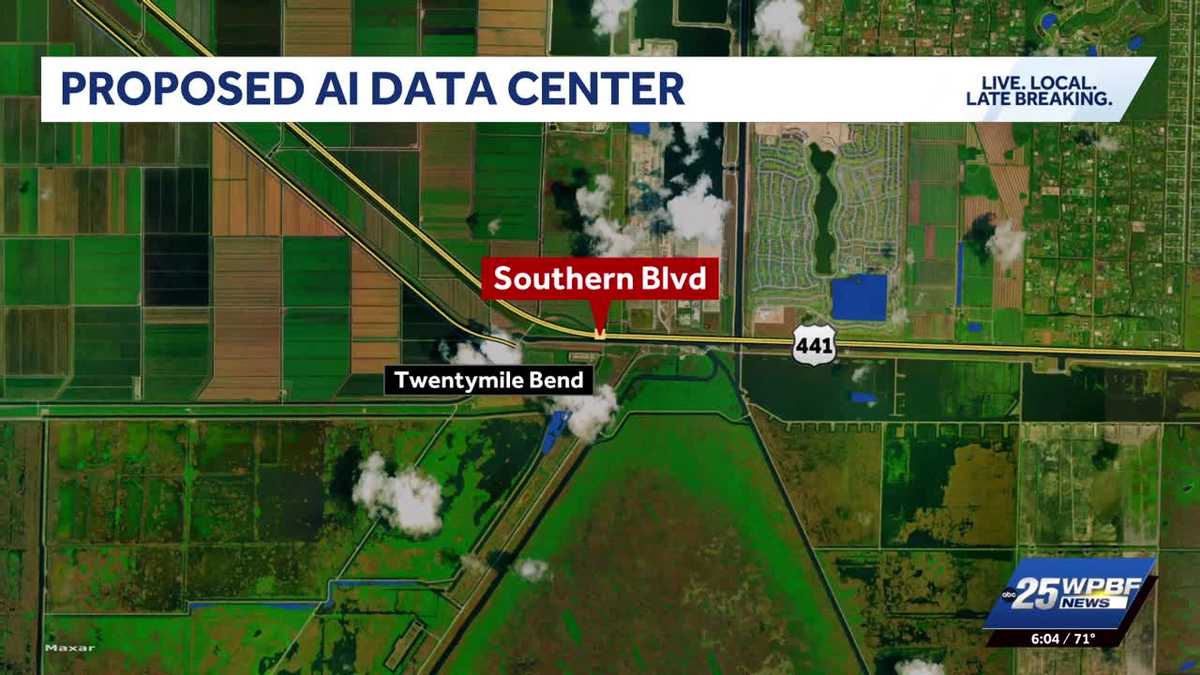 Palm Beach County vote on controversial AI data center postponed until spring 2026