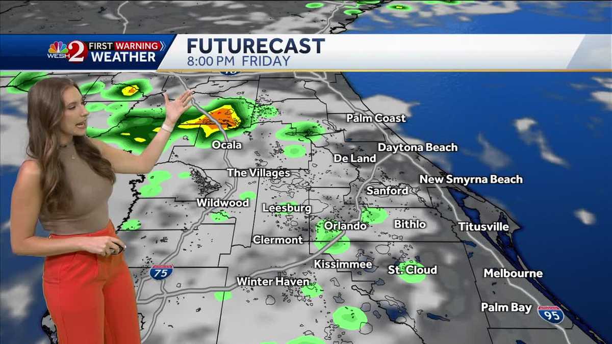 Hot and humid start leading to more showers Friday afternoon