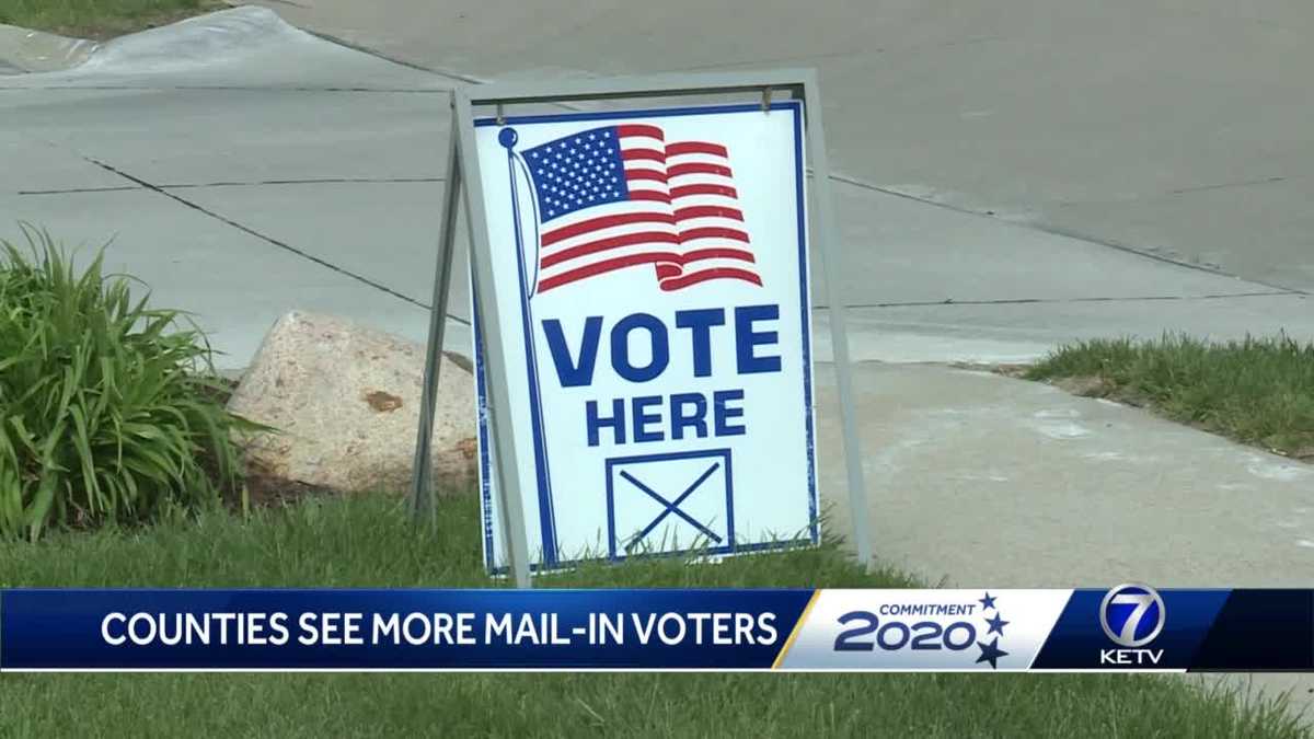 Douglas, Sarpy counties see more mailin voters