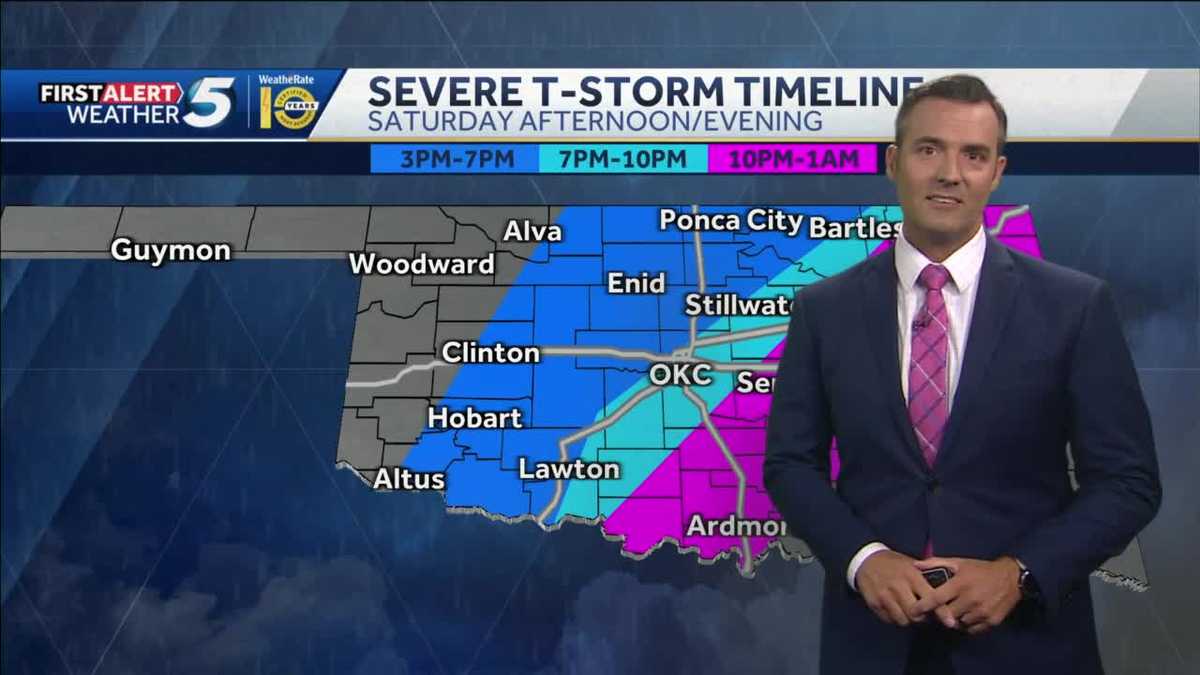 Oklahoma to see windy conditions Friday, storms this weekend