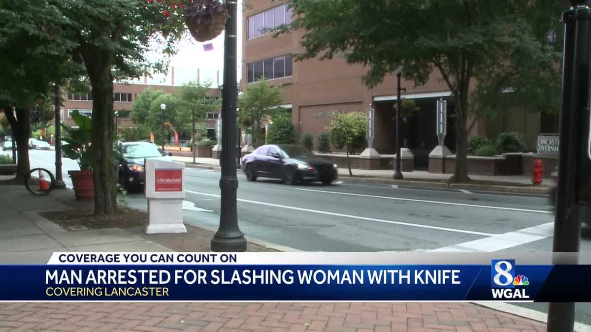 Man in custody for slashing woman with knife in Lancaster County, Pa.