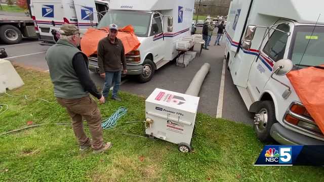 Local organizations donate outdoor heater to help Montpelier USPS workers stay warm - Vimarsana News