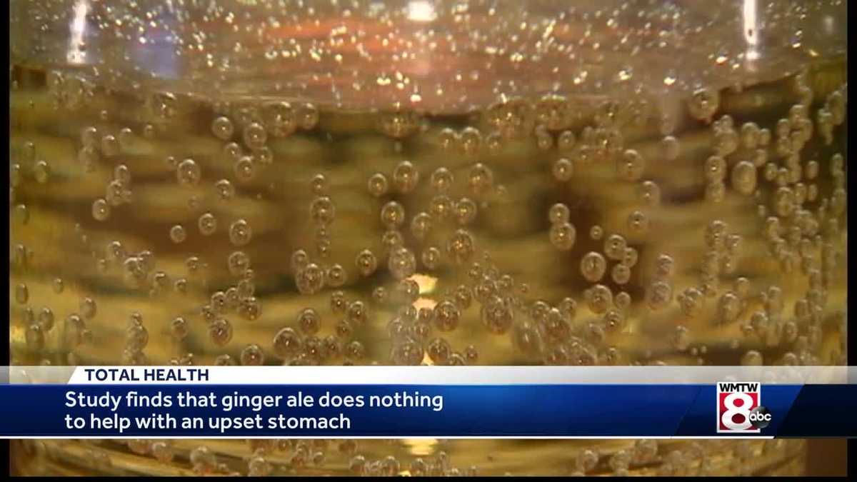 Ginger ale does nothing to help upset stomach, study finds