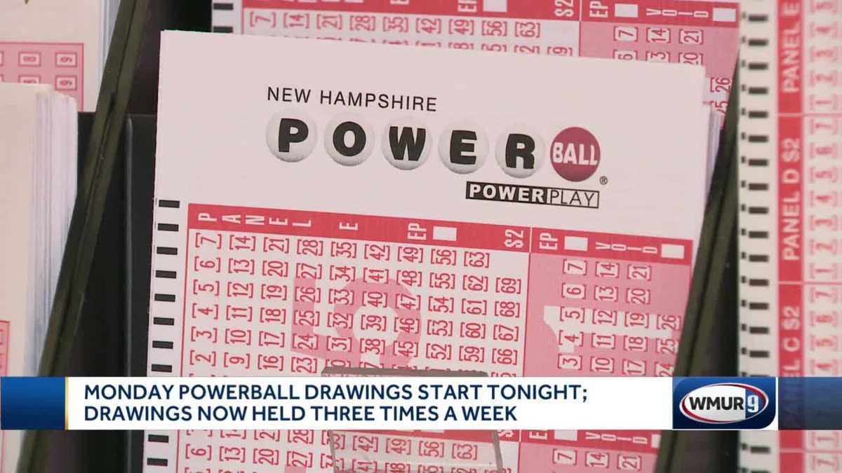 Monday Powerball drawings begin, drawings now held three times a week