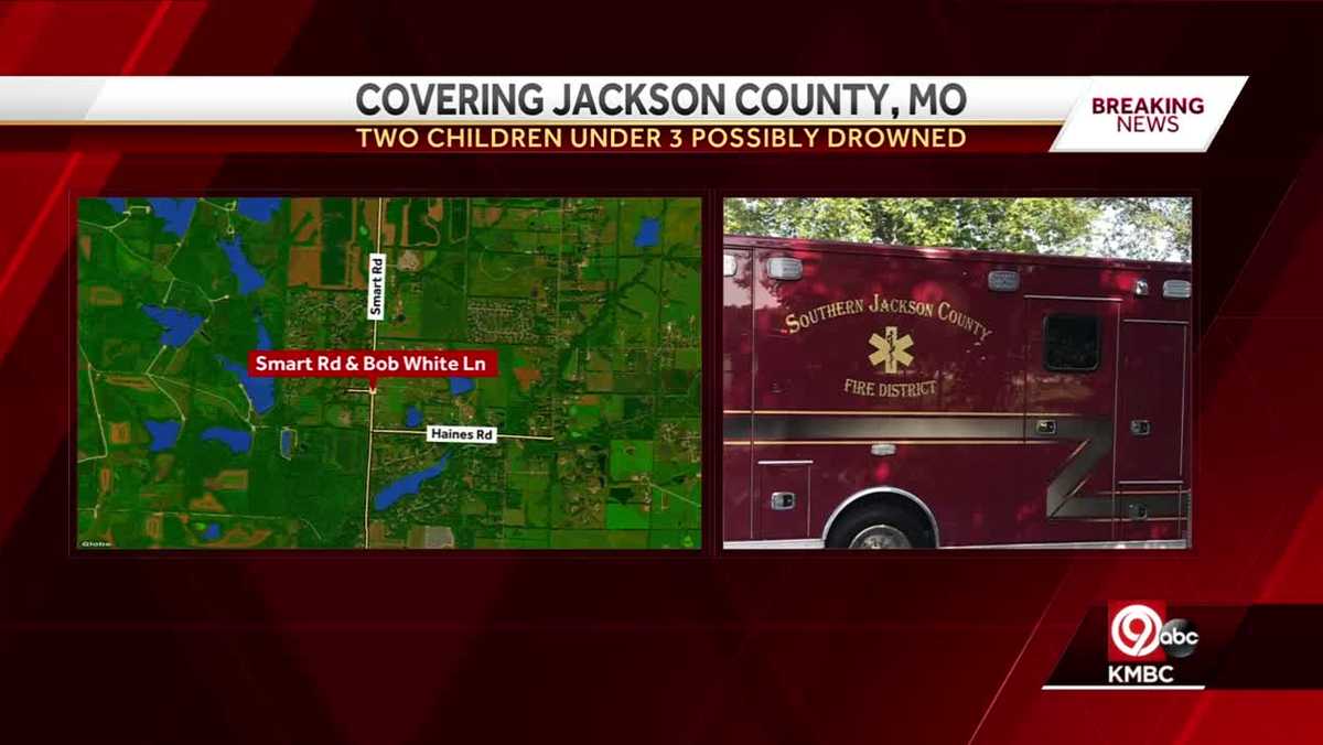 Two children possibly drowned in eastern Jackson County, MO
