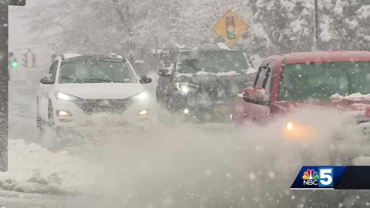 Mid-April snow storm hits Plattsburgh