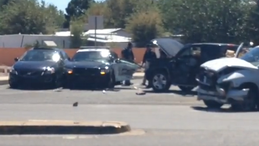 Officer, pregnant woman injured in DWI crash