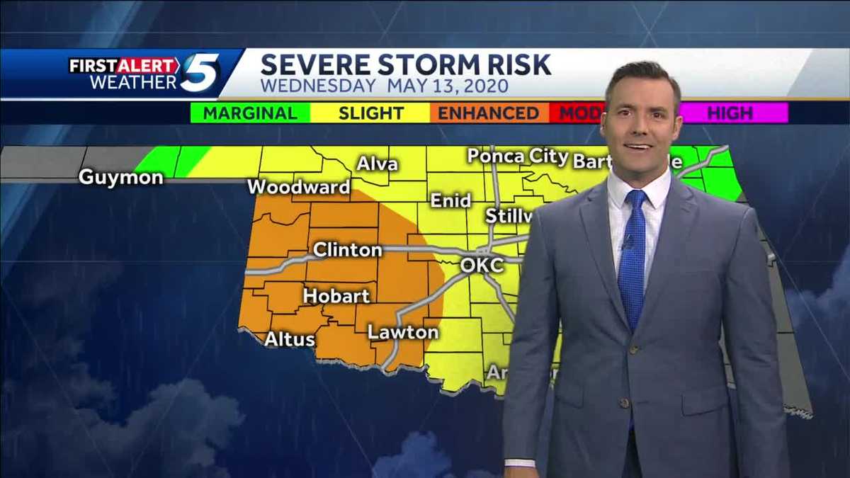 OKLAHOMA SEVERE WEATHER Severe storms could bring hail, tornadoes
