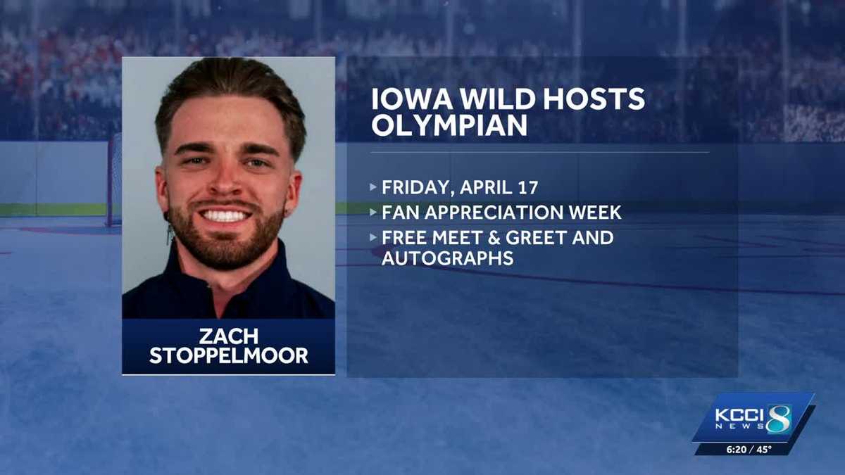 Iowa Wild to host Olympic speed skater Zach Stoppelmoor