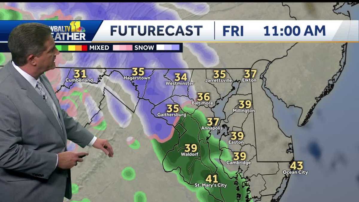 Sunny over next couple of days, snow possible this weekend