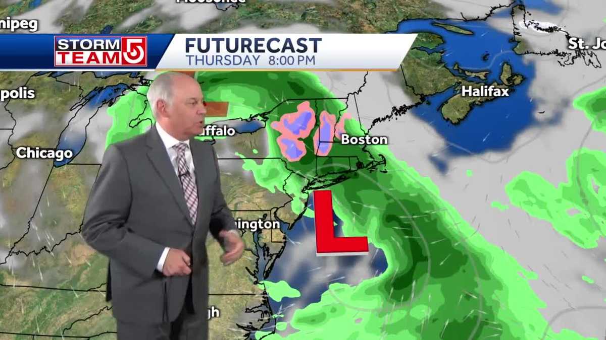 Video: Heavy rain, some mountain snow from late-week storm