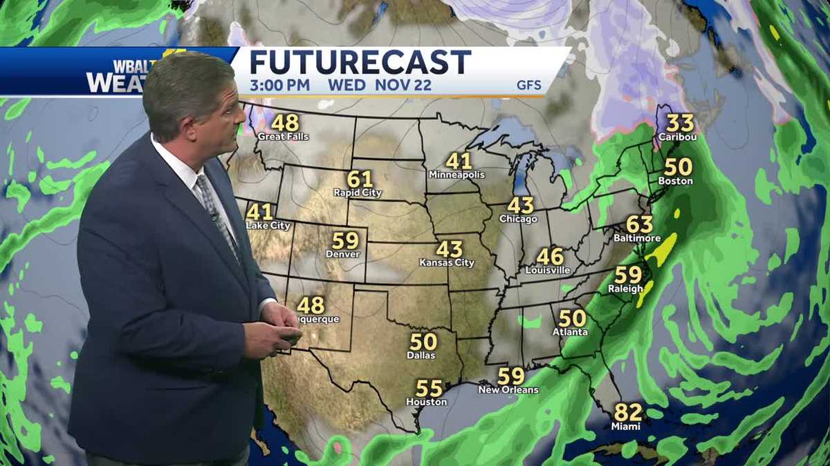 Weather Talk: Storm could impact Thanksgiving travel