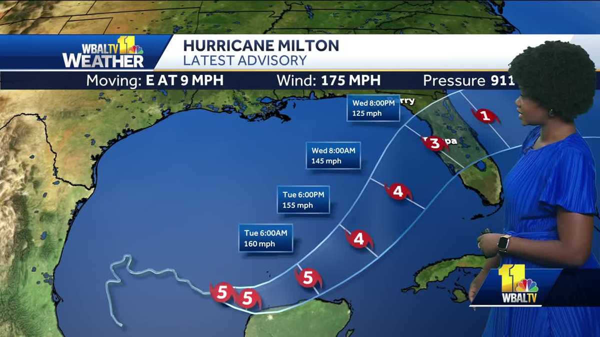 Weather Talk: Hurricane Milton becomes Category 5 storm
