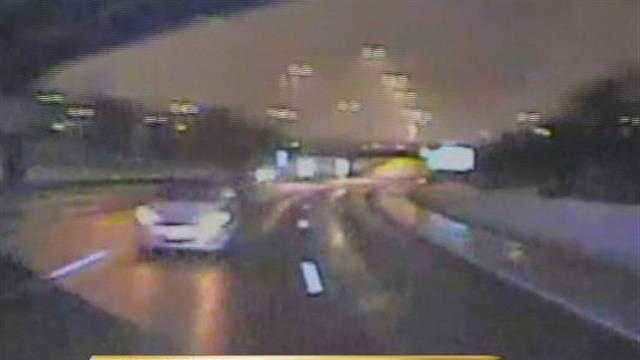 Dash camera video captures wrong way driver