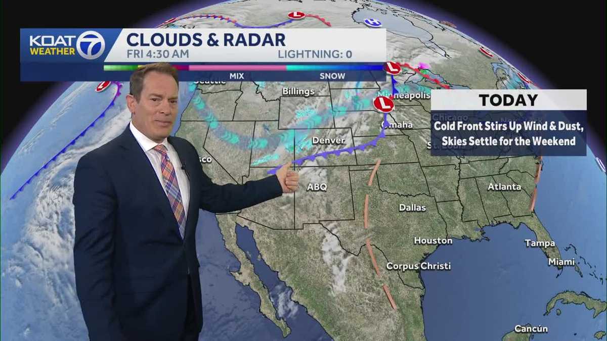 Wind Advisories and Red Flag Warnings for fire danger for much of eastern and southern New Mexico today