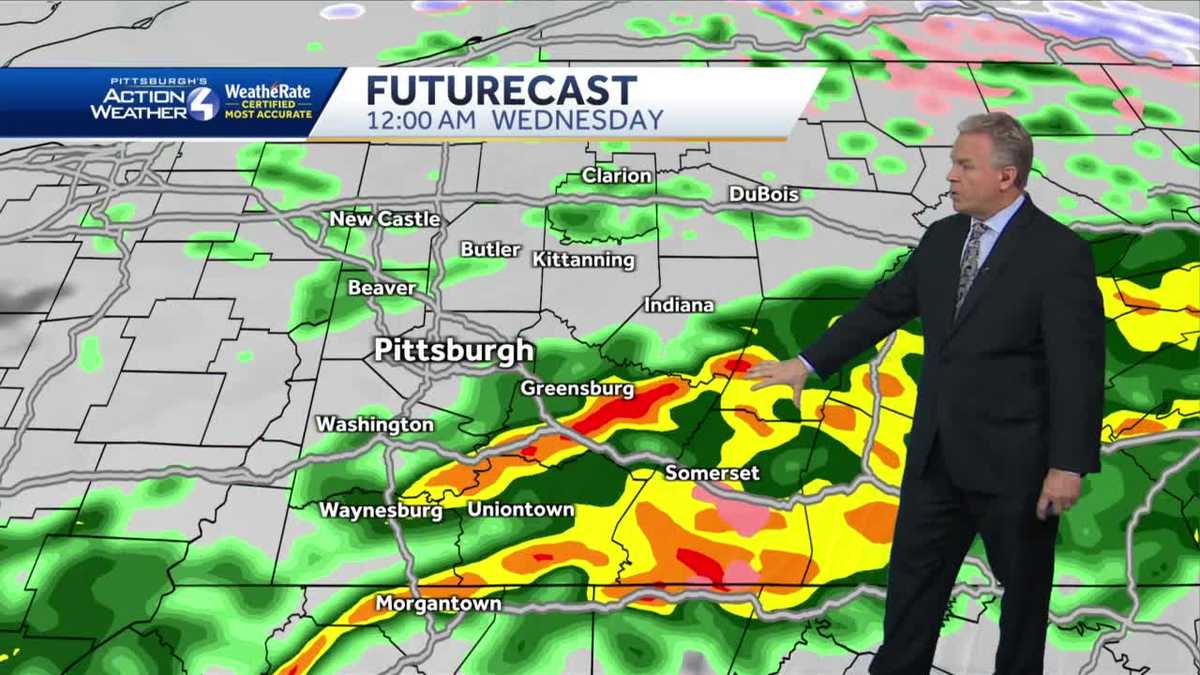 Impact Day: Rain showers for most areas tonight, snow along I-80