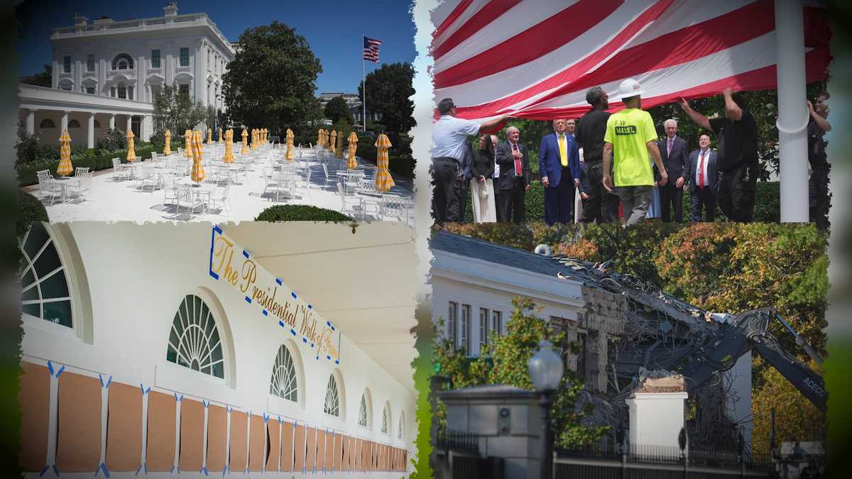 Swimming pools basketball courts: Past presidents and the White House