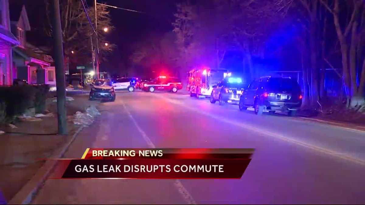 Gas leak forces evacuations in Quincy