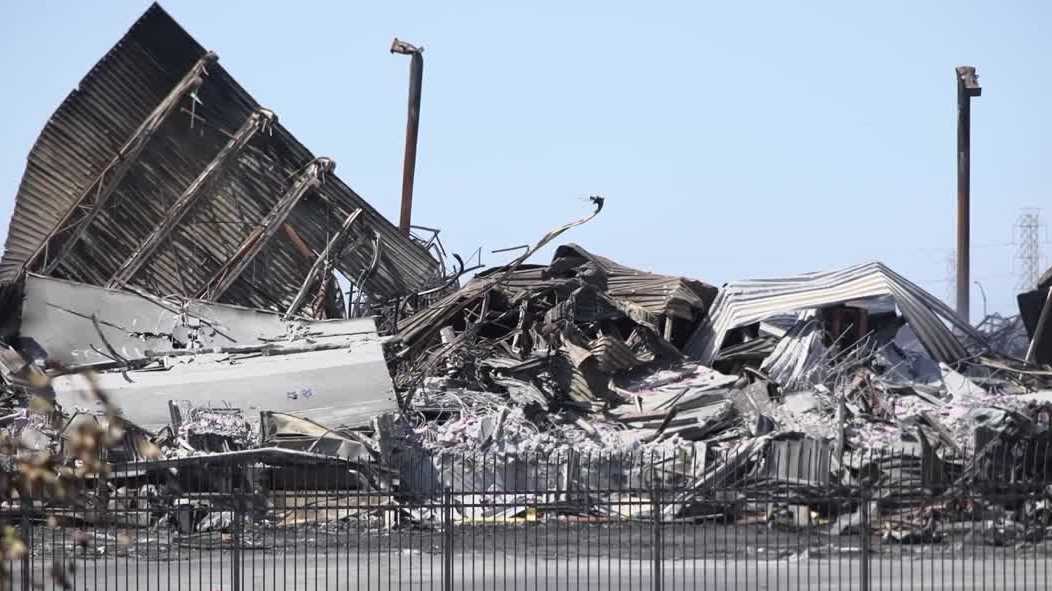 Tracy fire officials 'very certain' Medline fire originated on east end of warehouse