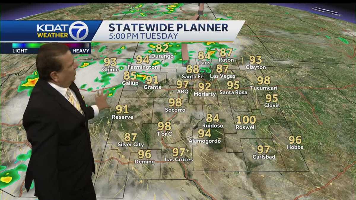 Record heat possible for New Mexico with isolated storms - KOAT