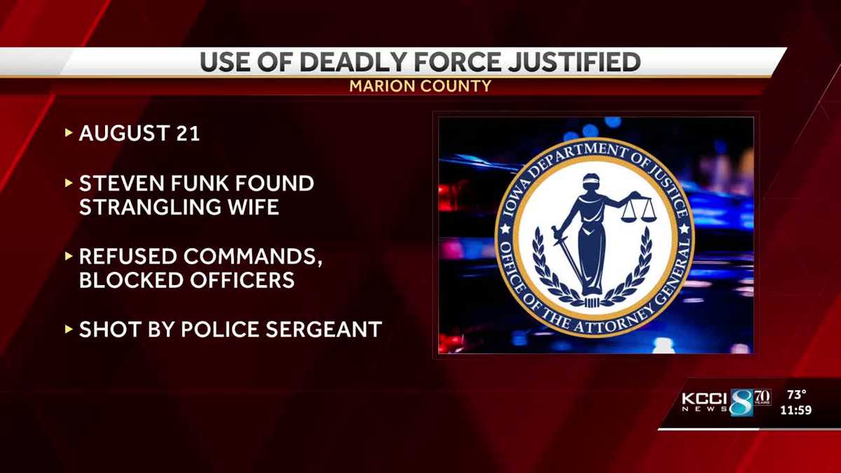 Iowa Attorney General: Deadly police shooting in Marion County ...