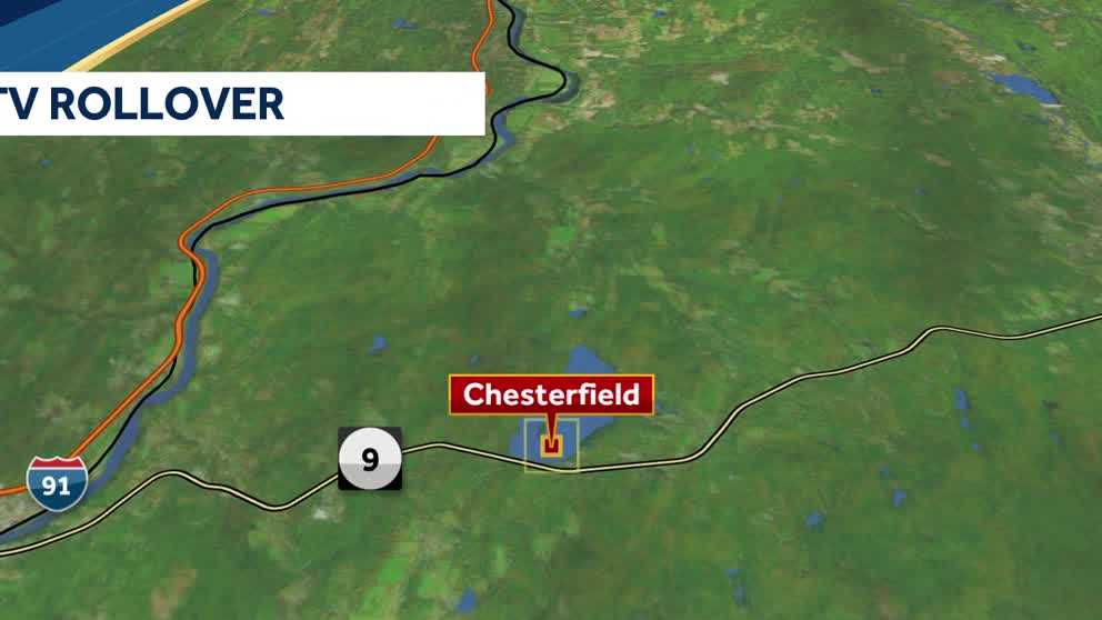 Minor seriously injured after ATV accident in Chesterfield, NH, says Fish and Game