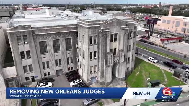 Louisiana House passes bill eliminating judges in New Orleans