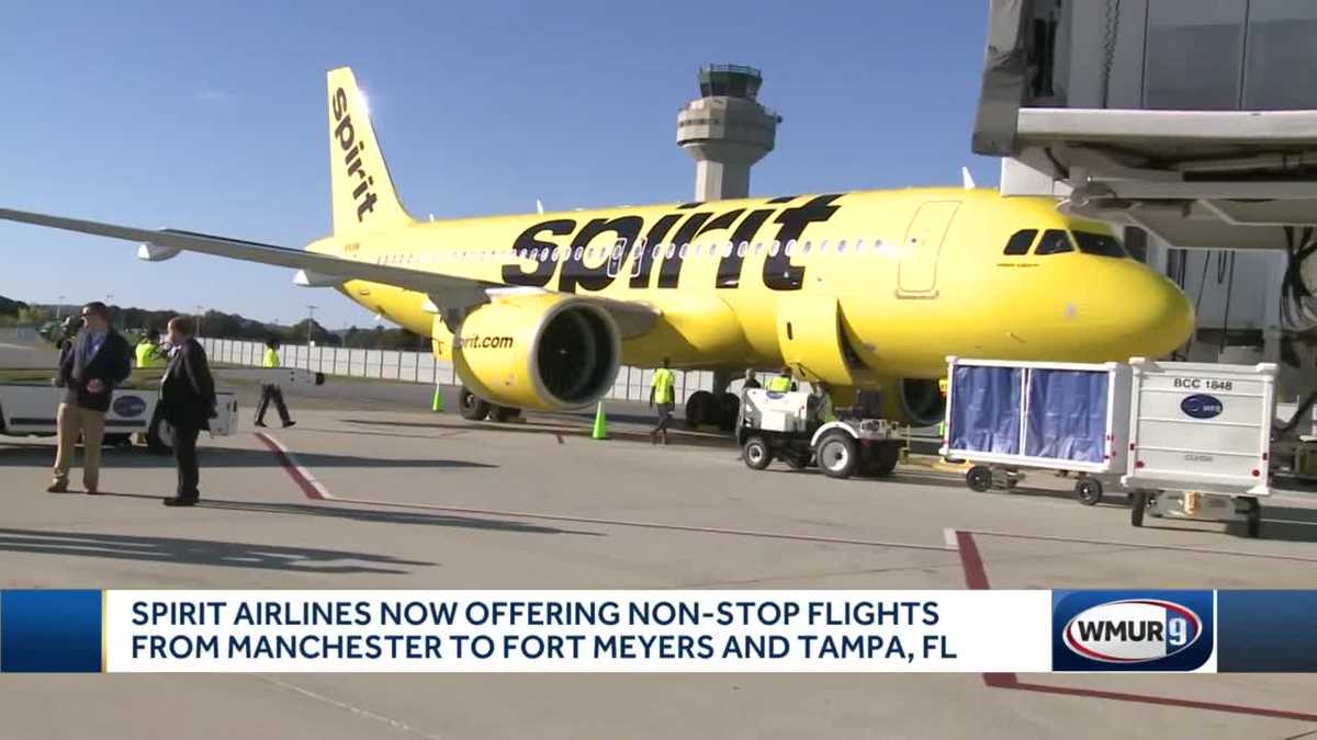 New Spirit Airlines flights from New Hampshire to Florida