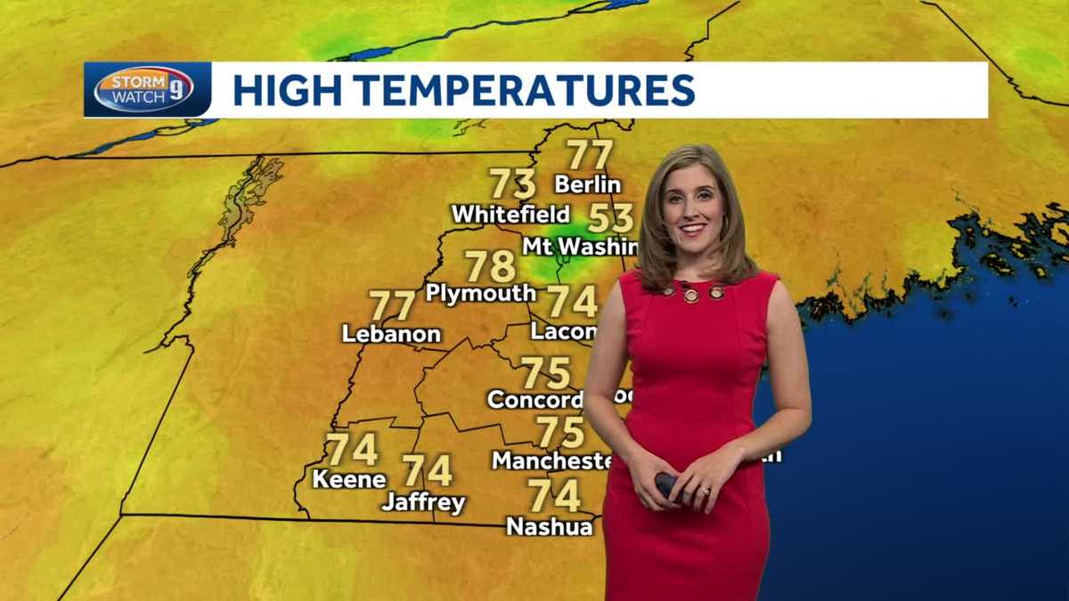 NH forecast video Another warm day ahead