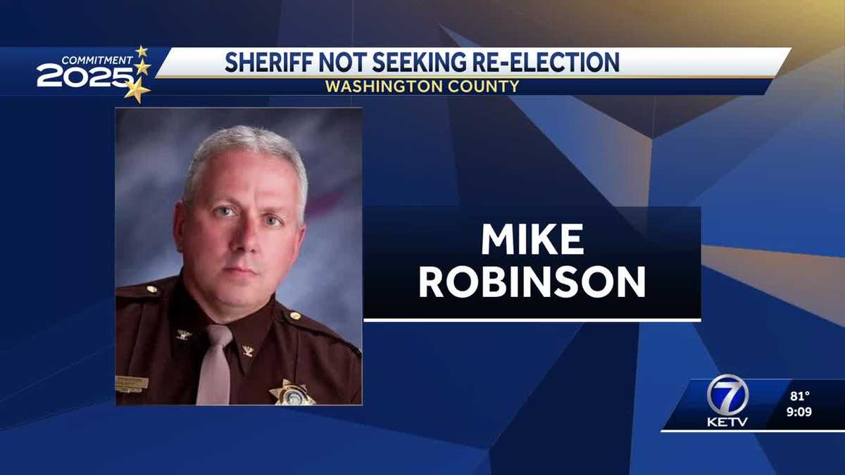 Washington County sheriff says he won't seek re-election in 2026