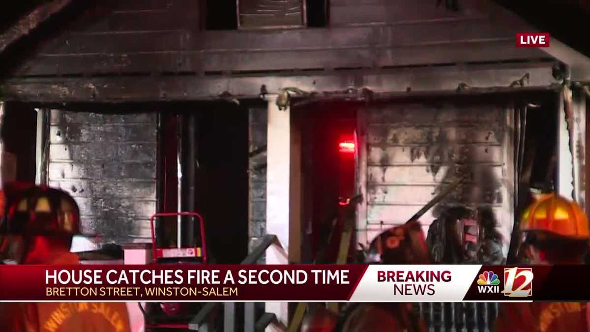 House in WinstonSalem catches fire for second time in two days