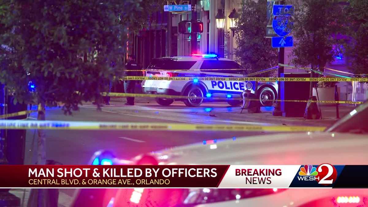 オーランド警察官が撃ち、武装容疑者を殺します