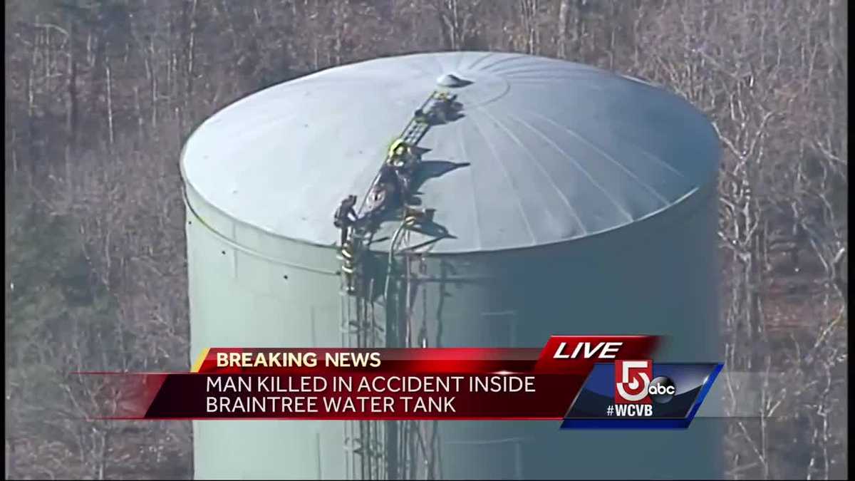 Worker killed inside Braintree water tank