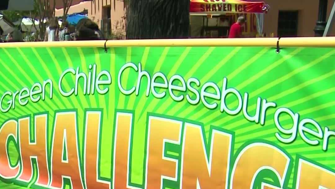 Winner New Mexico State Fair Green Chile Cheeseburger 2021