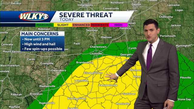 Impact weather: Strong storms possible Thursday