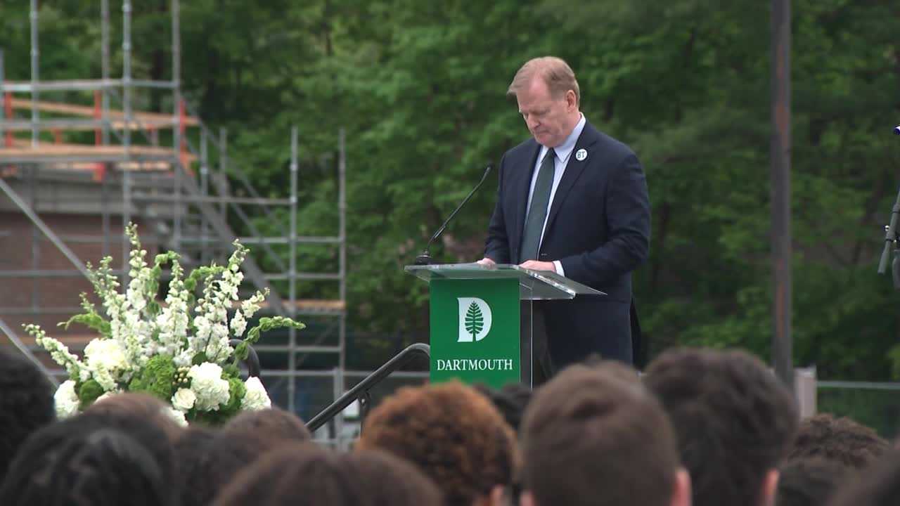 Roger Goodell speaks at service for Buddy Teevens - Vimarsana News