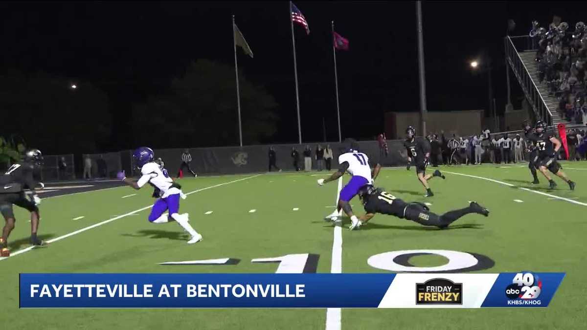 Bentonville beats Fayetteville 44-10 in 7A-West action - KHBS