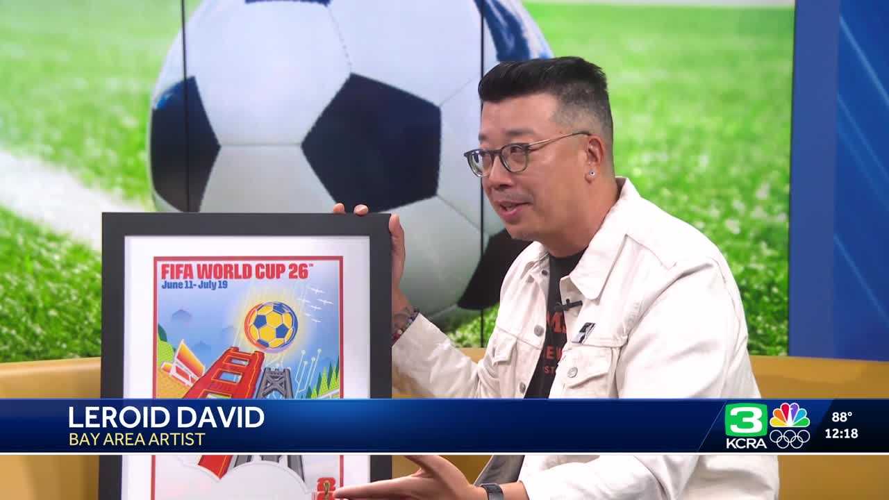 Sacramento-area artist's design chosen for official FIFA World Cup 2026 Bay Area host city poster