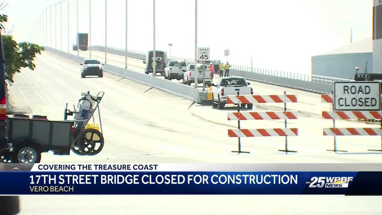 17th Street Bridge closed for days as rehabilitation project continues