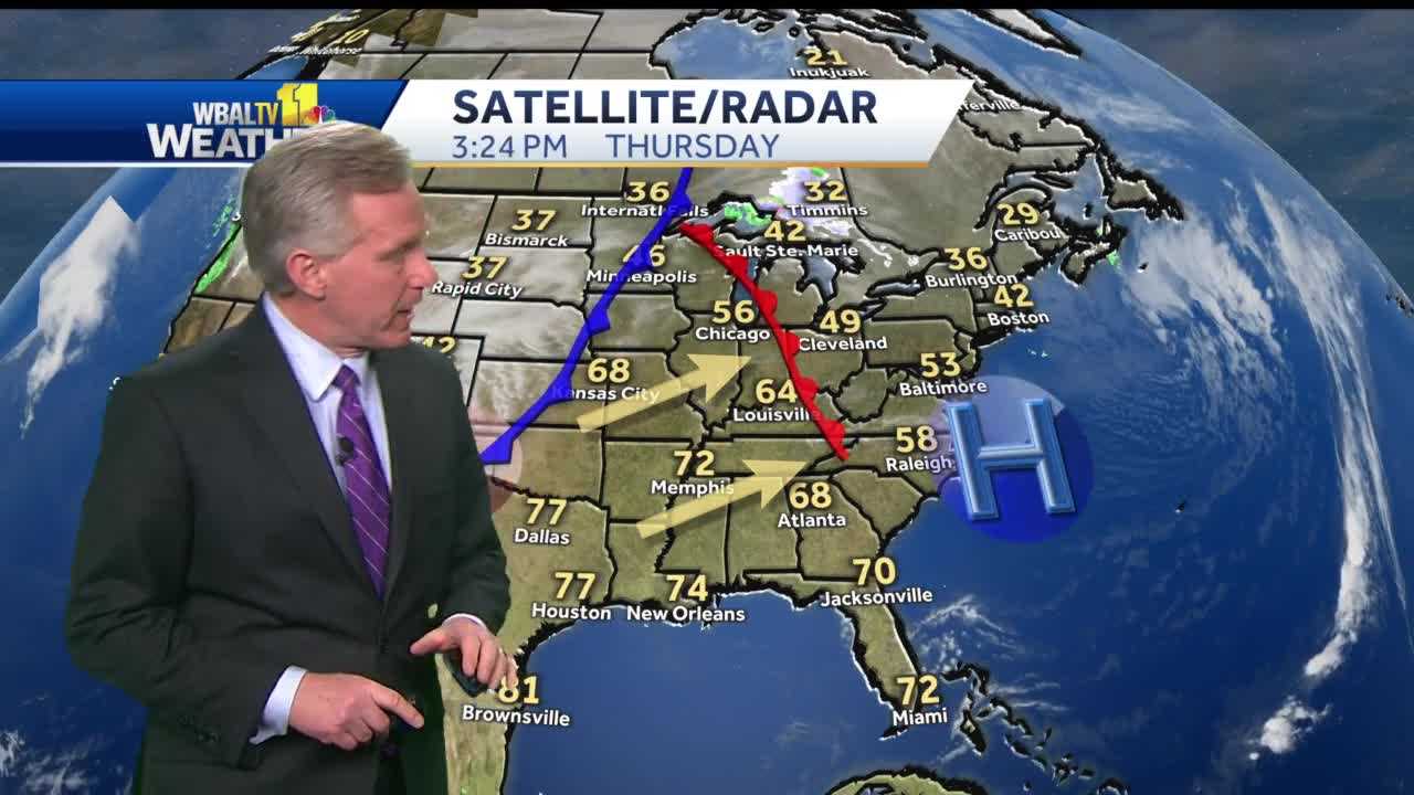 Partly Cloudy, Mild Friday