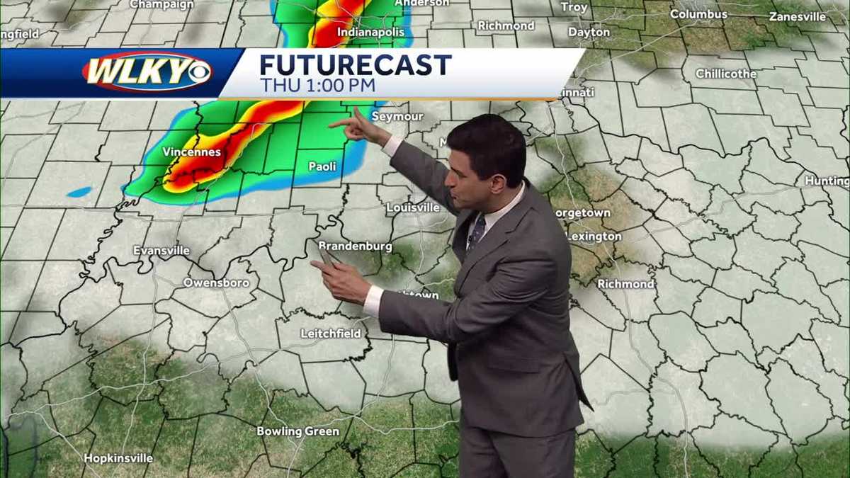 Warm and breezy Thursday with storm chances ahead